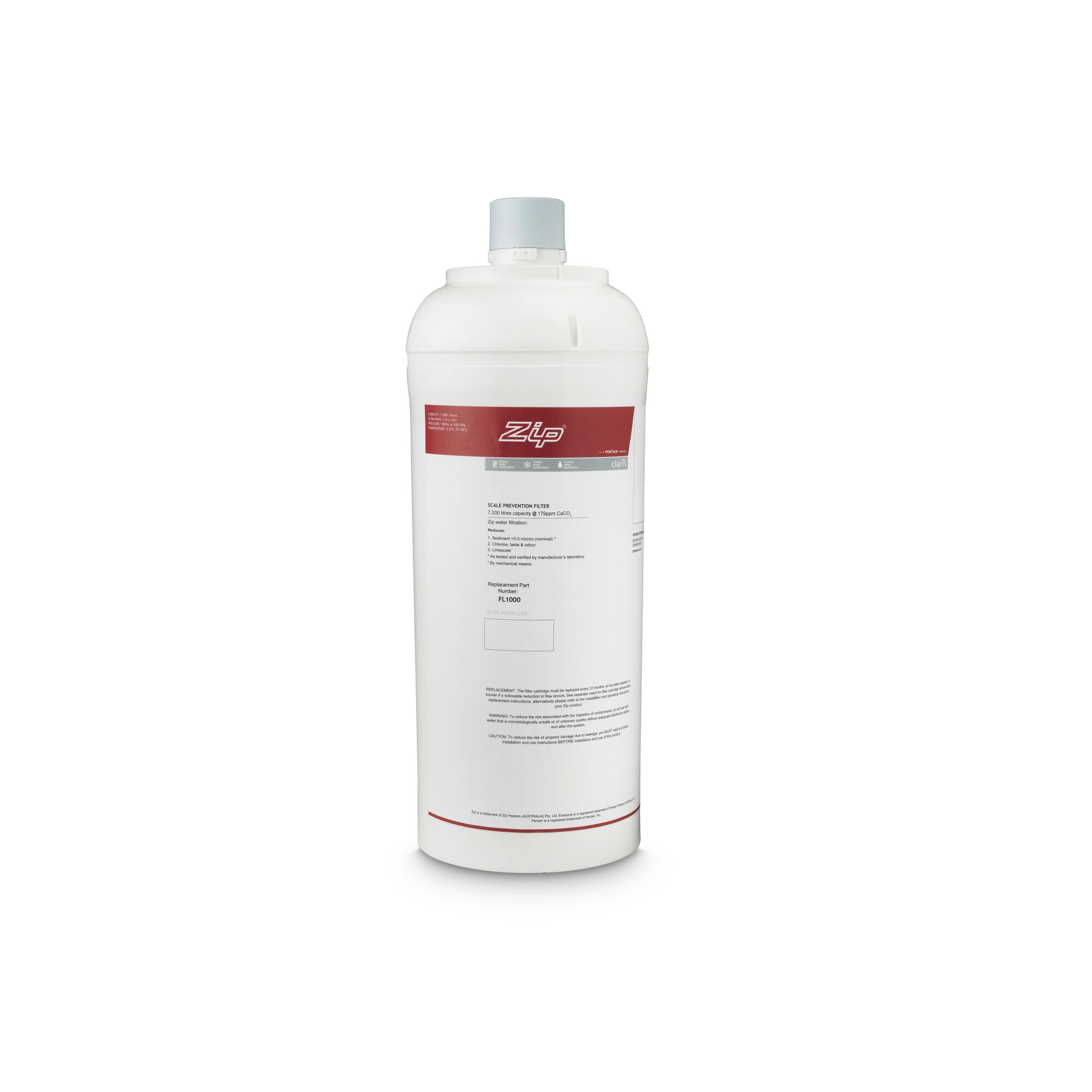 Zip Limescale prevention filter kit 7,000 litres | Lyreco