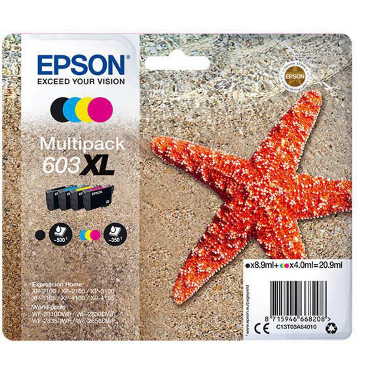 Epson 603XL Ink BCMY Multipack 1