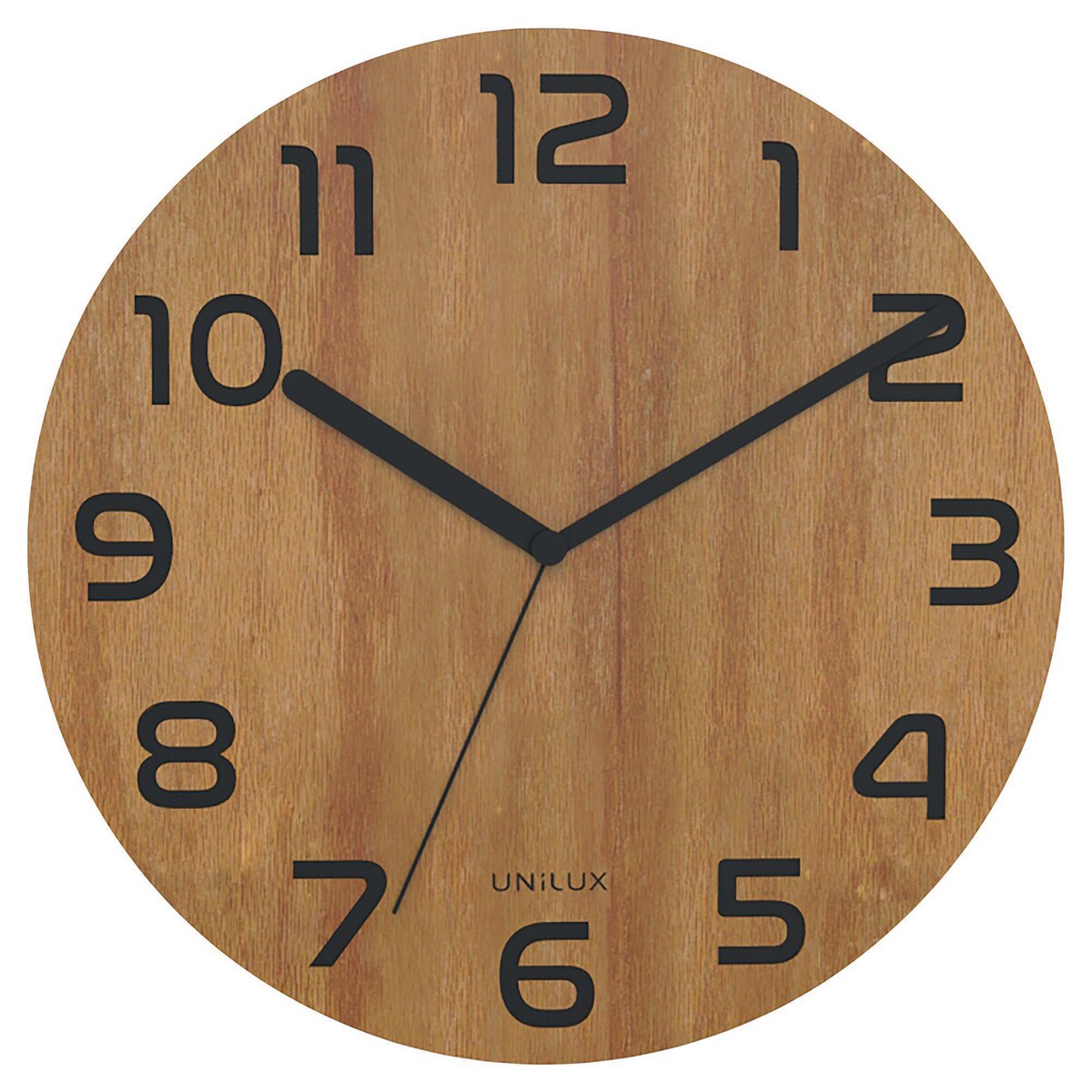 Unilux Palma Clock Bamboo 30cm 1