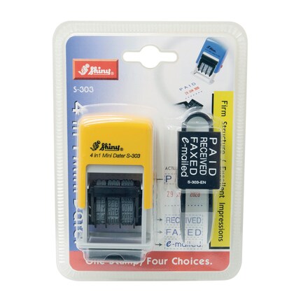 Shiny S-303 Mini Dater – Self-Inking Date Stamp (Pre-Inked, Paid Version) 12 thumbnail image