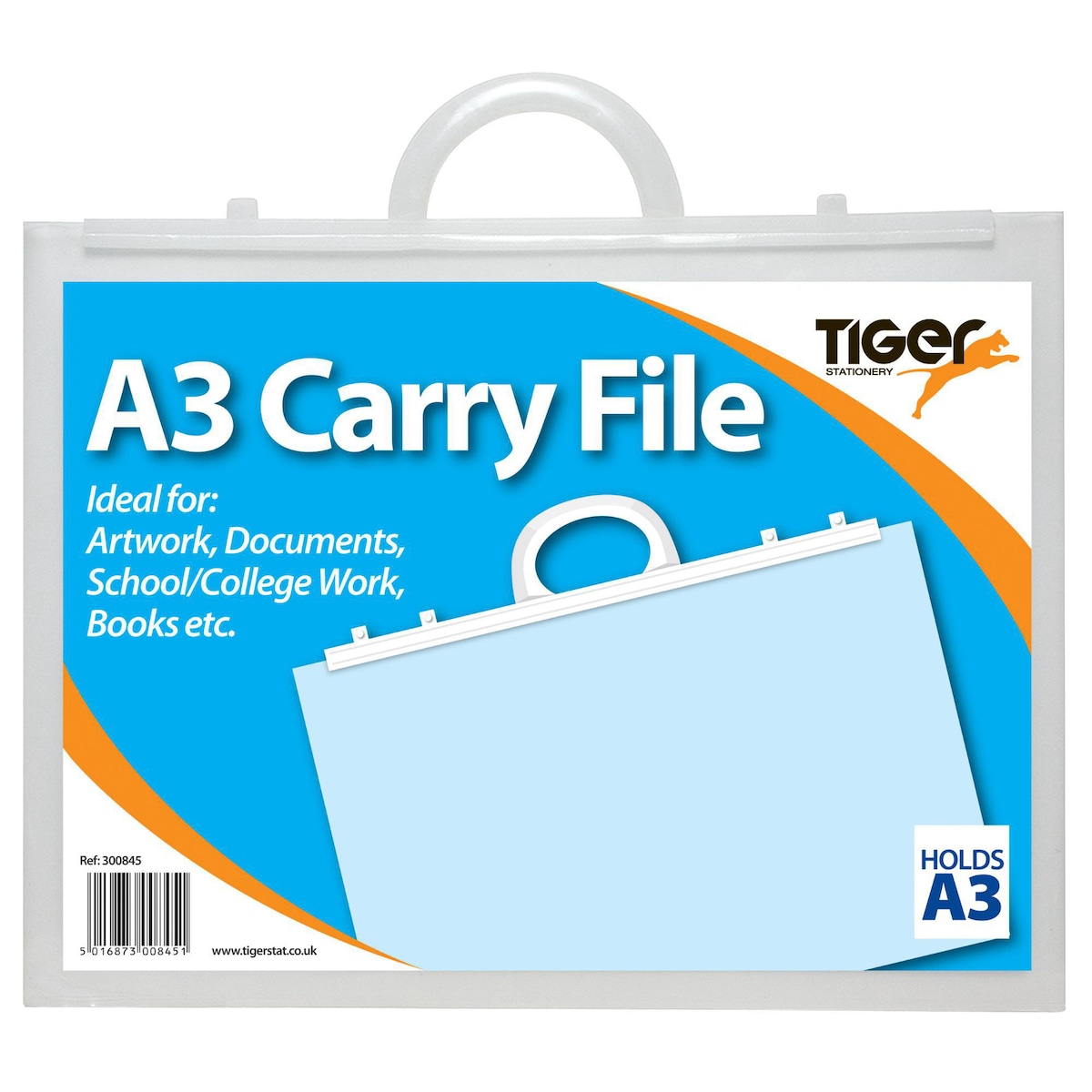Tiger Carry File A3 Clear 1