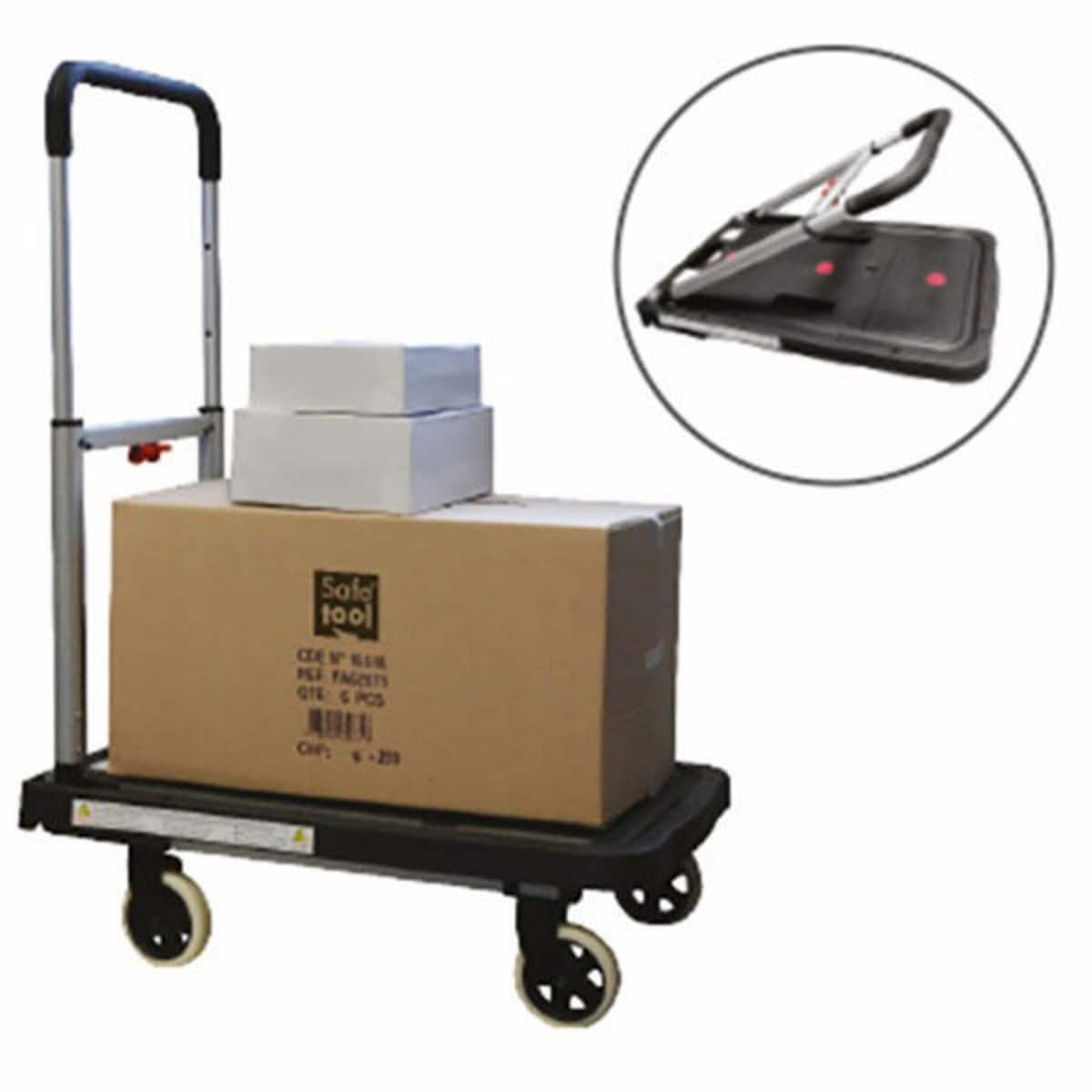 Folding cart 137 kg plastic 1