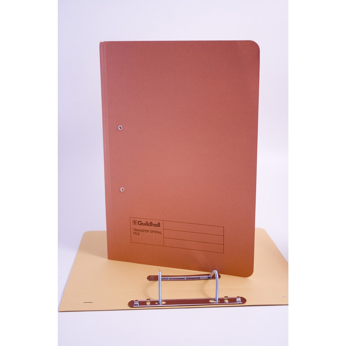 Guildhall Spring Transfer File Foolscap Orange - Pack Of 50 1