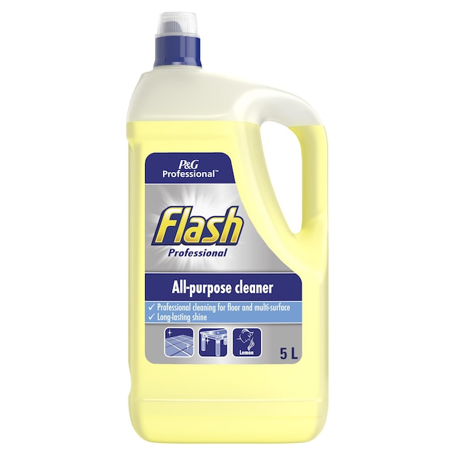 Flash Professional Multi-Surface & Floor Cleaner Lemon 5 Litre 1