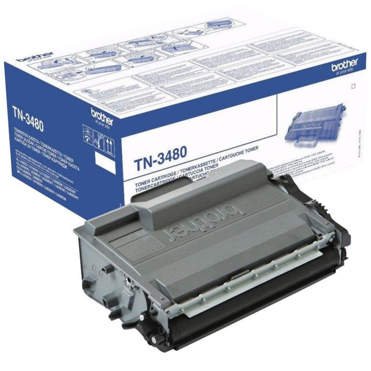 Brother TN-3480 Laser Toner 8K Black 1