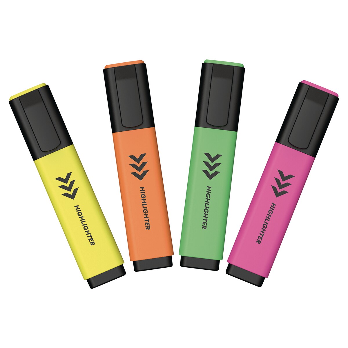 Lyreco Budget Highlighters Asst - Pack Of 4 1