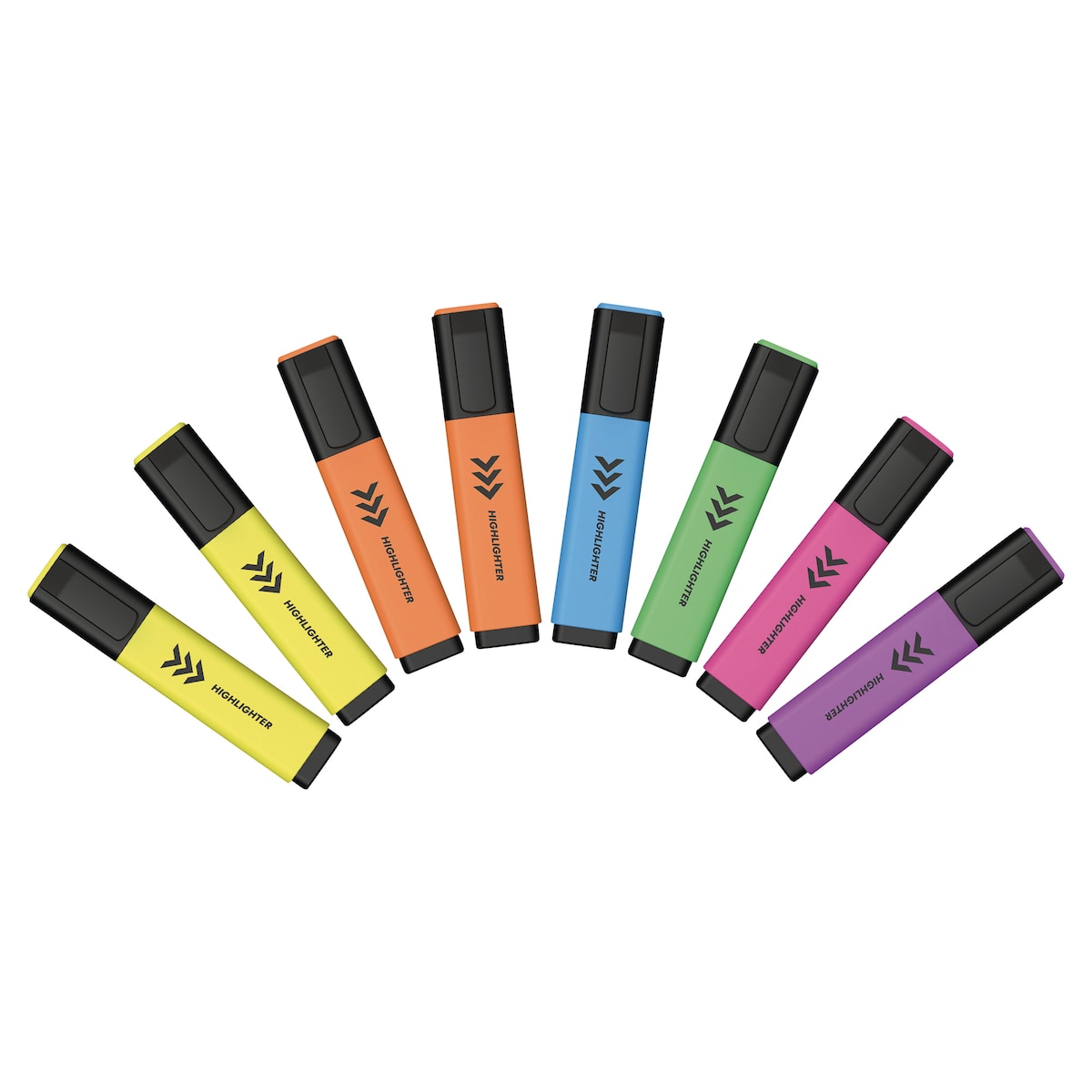 Lyreco Budget Highlighters Asst - Pack Of 8 1