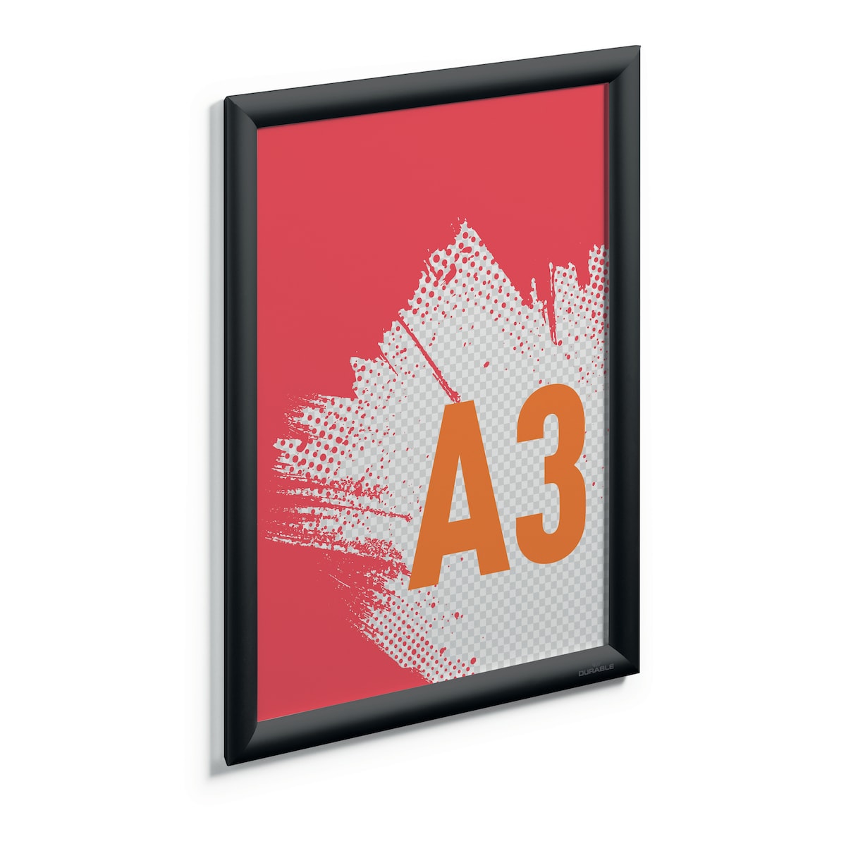 Durable Aluminium Snap Frame Retail Clip Poster Holder Notice Board A3 Black 1