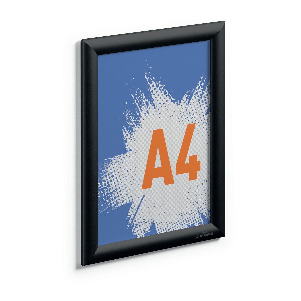 Durable Aluminium Snap Frame Retail Clip Poster Holder Notice Board A4 Black 1