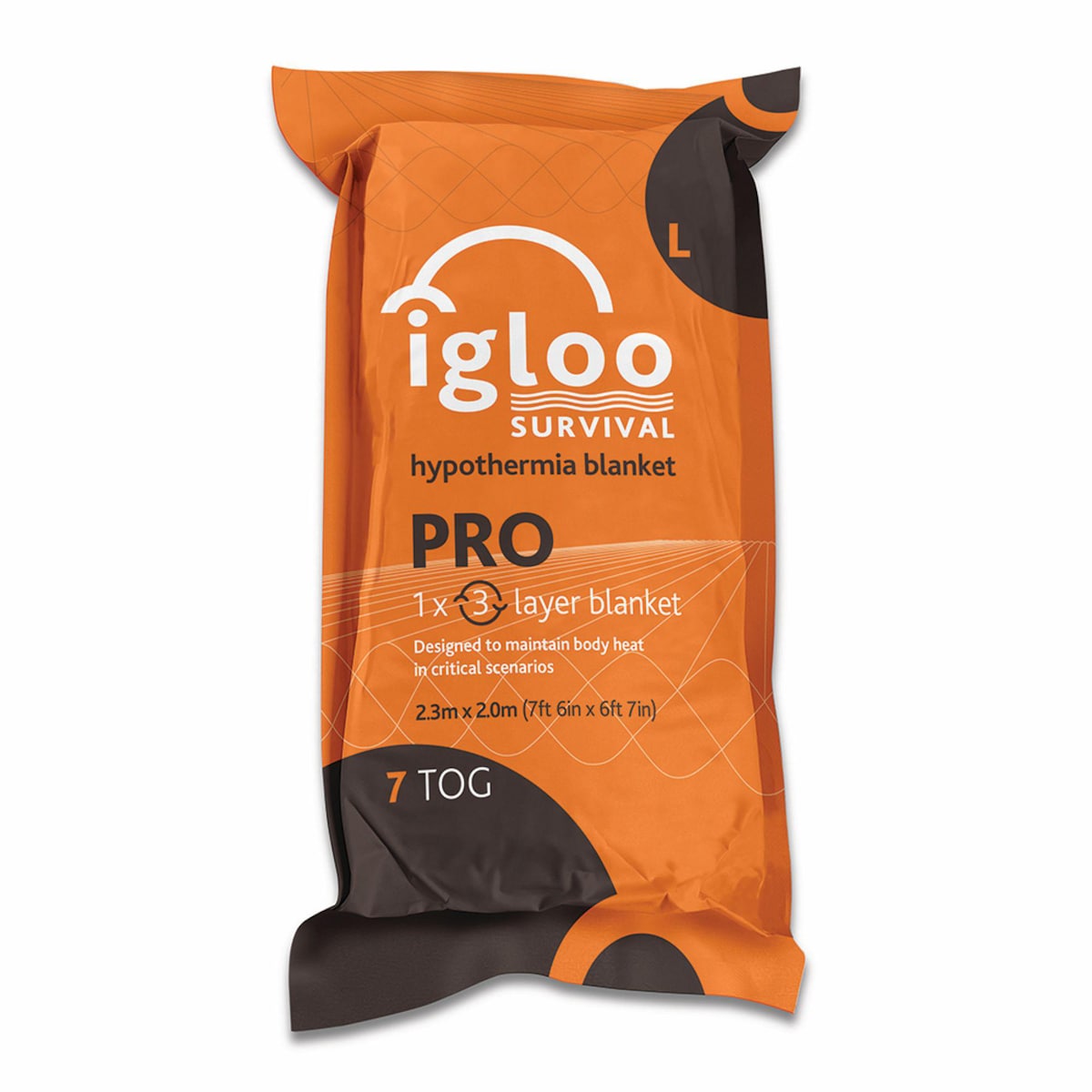 Igloo Pro Blanket Large Orange 1