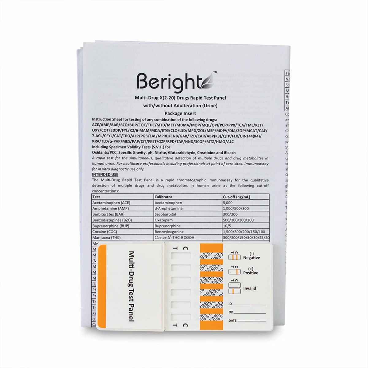 Multi-Drug 6 Drug Rapid Test Panel Urine 1