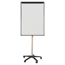 Bi-Office Essence Mobile Easel in Black with Wooden Legs 1