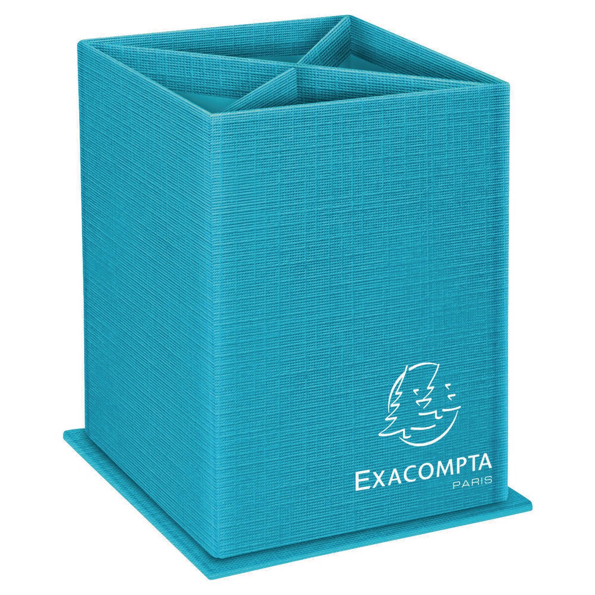 Scrip Pot Teksto Square Pen Pot Blue | Lyreco
