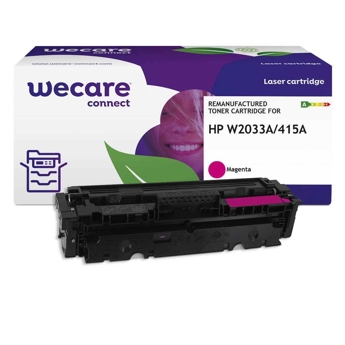 Lyreco Compatible HP 415A Magenta 1