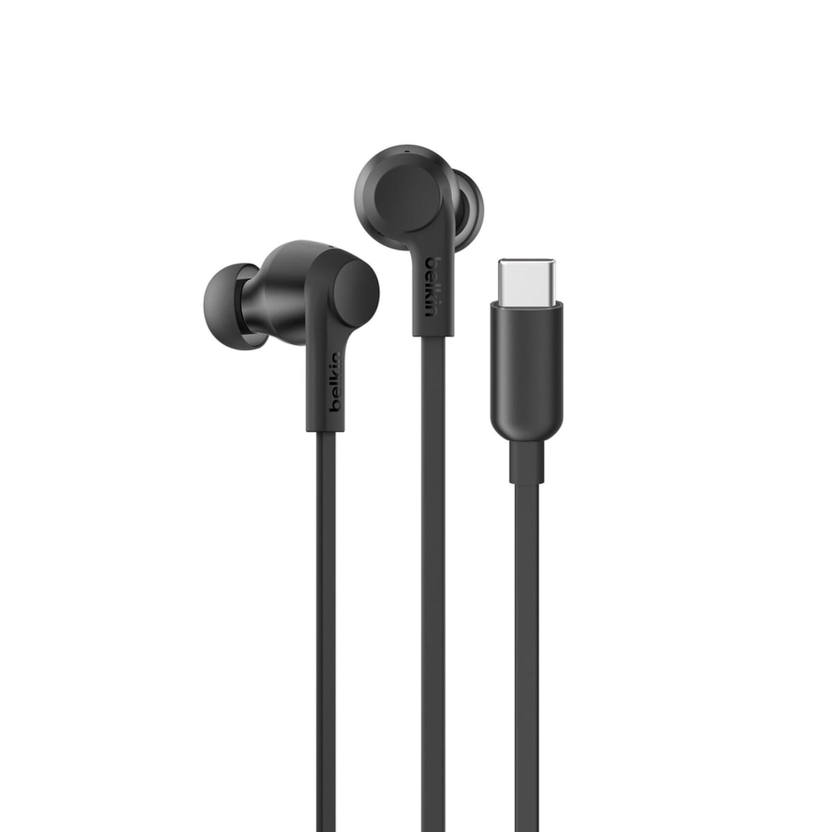 Belkin USB-C In-Ear Headset Calls Music Audio Wired Black 1