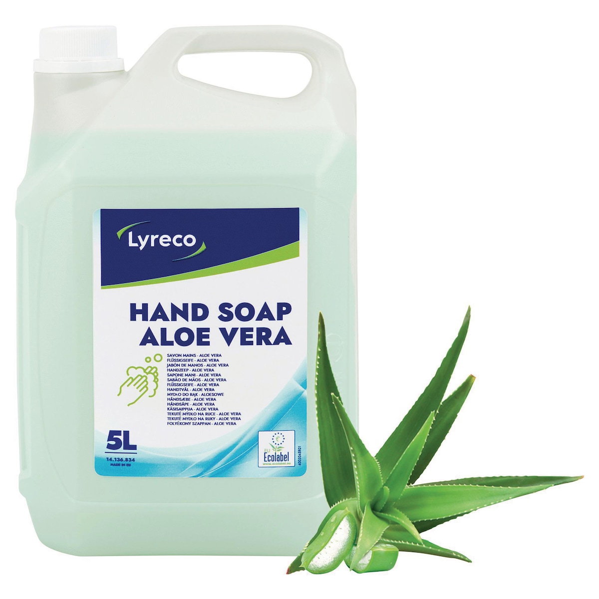 LYRECO HAND SOAP ALOE VERA 5L 1