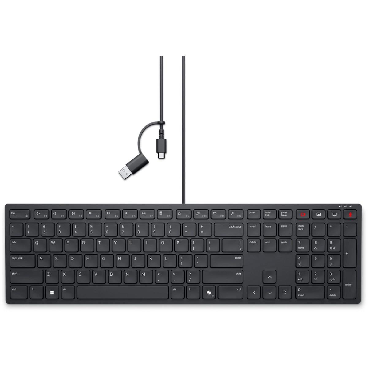 Dell Wired Collaboration Keyboard KB525C US QWERTY Black 1