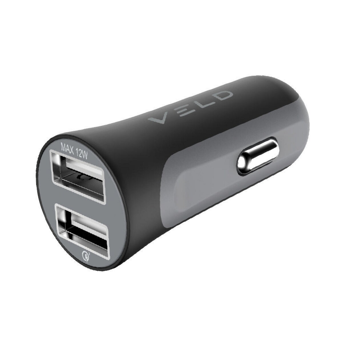 VELD VC30CB Super-Fast 2 Port Car Charger 30W 1