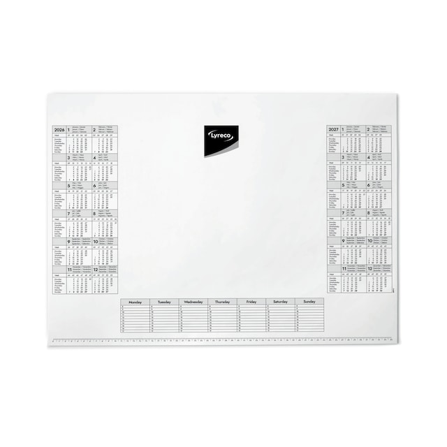 Lyreco Desk Mat Refill Pad - 590x420 (WxH) - 25 Sheets Per Pad 1