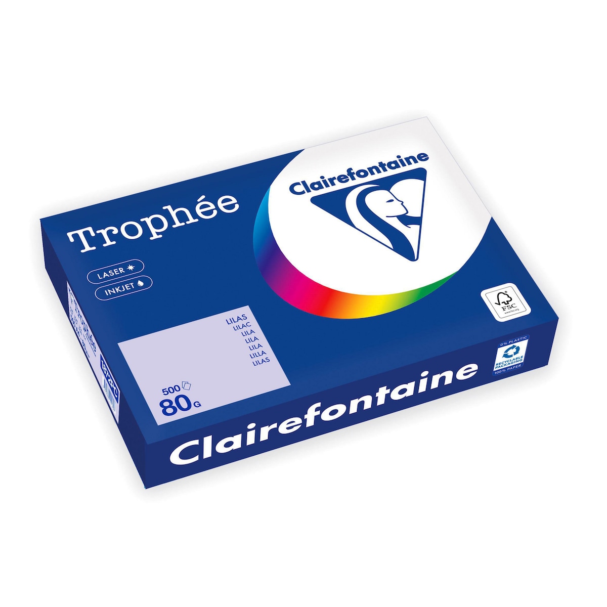 Trophee Paper A4 80 gsm Lilac - 1 Ream of 500 Sheets 1