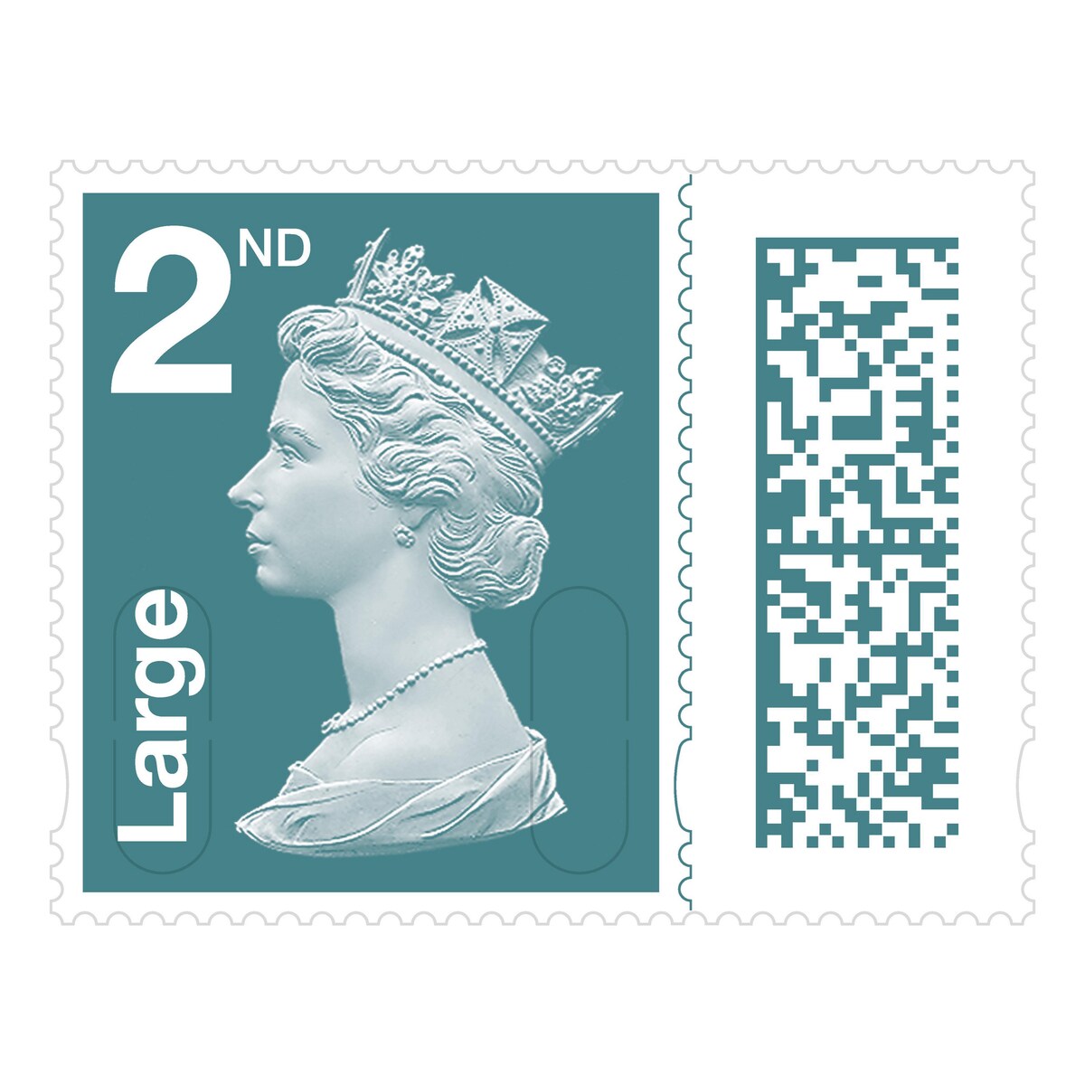2nd Class Large Letter Postage Stamps - Pack of 50 1