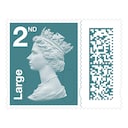 2nd Class Large Letter Postage Stamps - Pack of 50 1