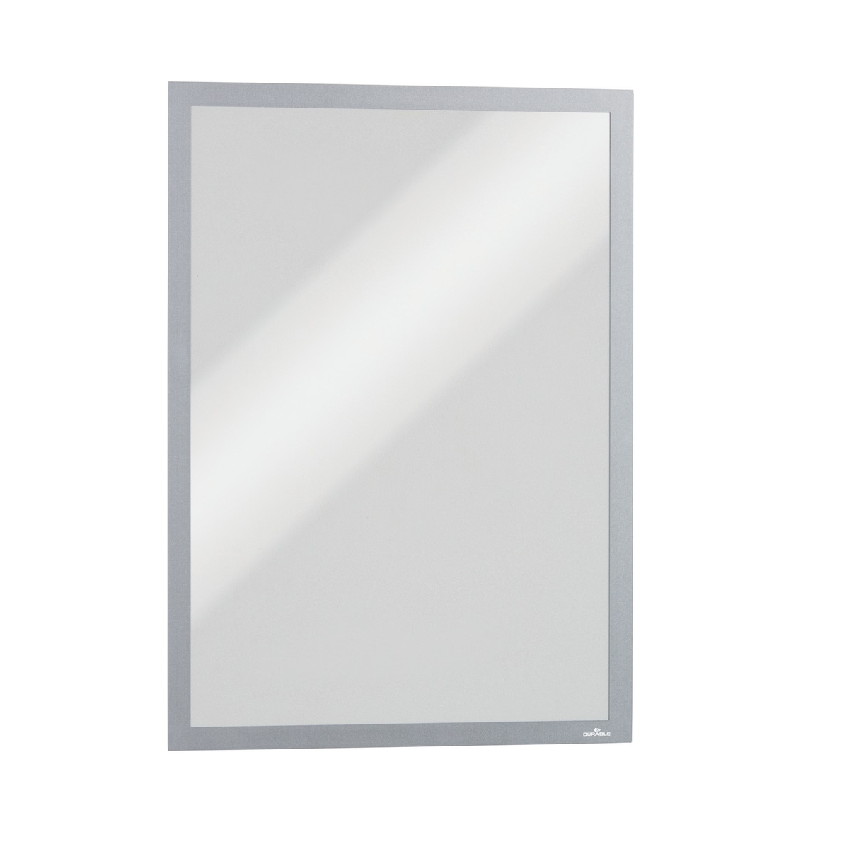 Durable DURAFRAME Magnetic Document Signage Frame - A3 Silver, Pack of 5 1