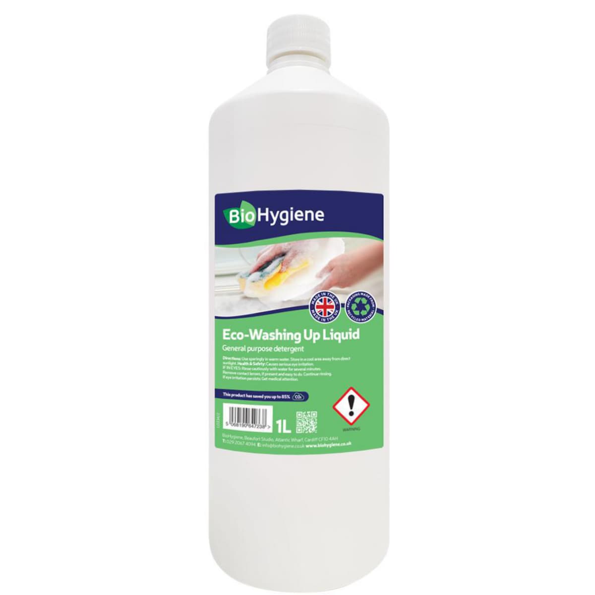 BioHygiene Eco Washing Up Liquid 1L 1