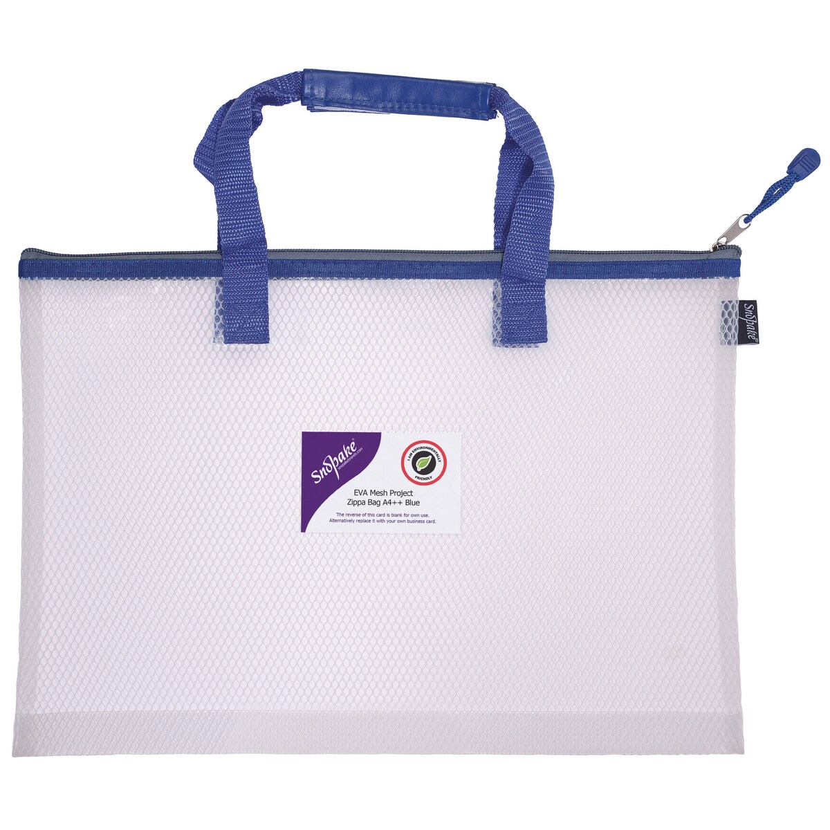 Snopake EVA Mesh HC Project Zippa Bag A4++ Blue 1