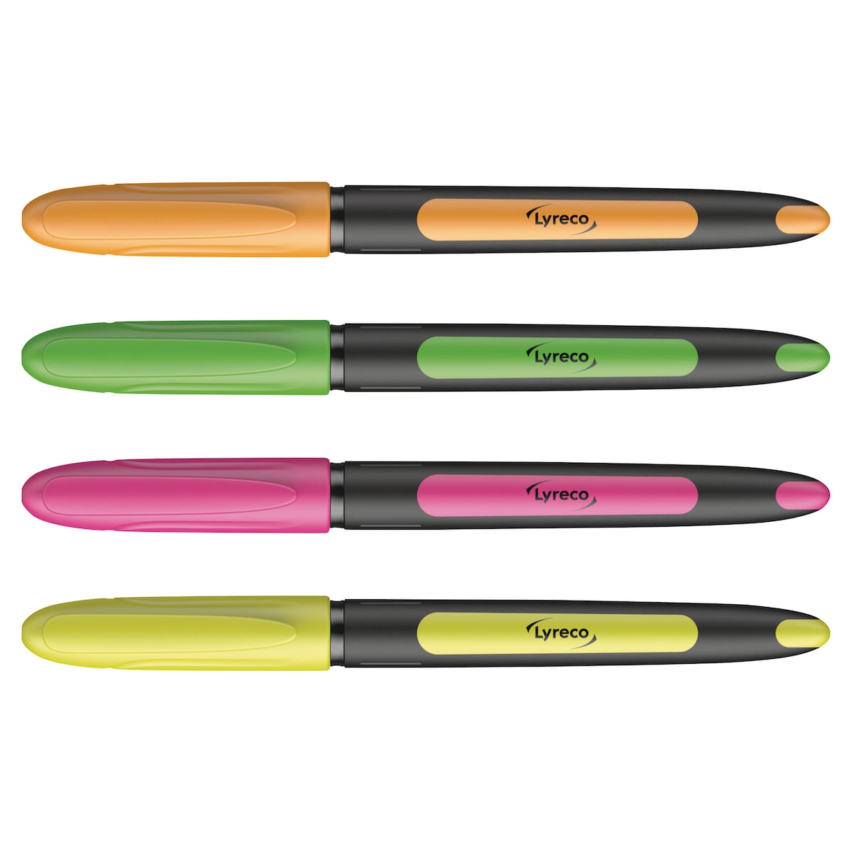 Lyreco Pen Highlighter Liquid-Ink Asst - Pack Of 4 1