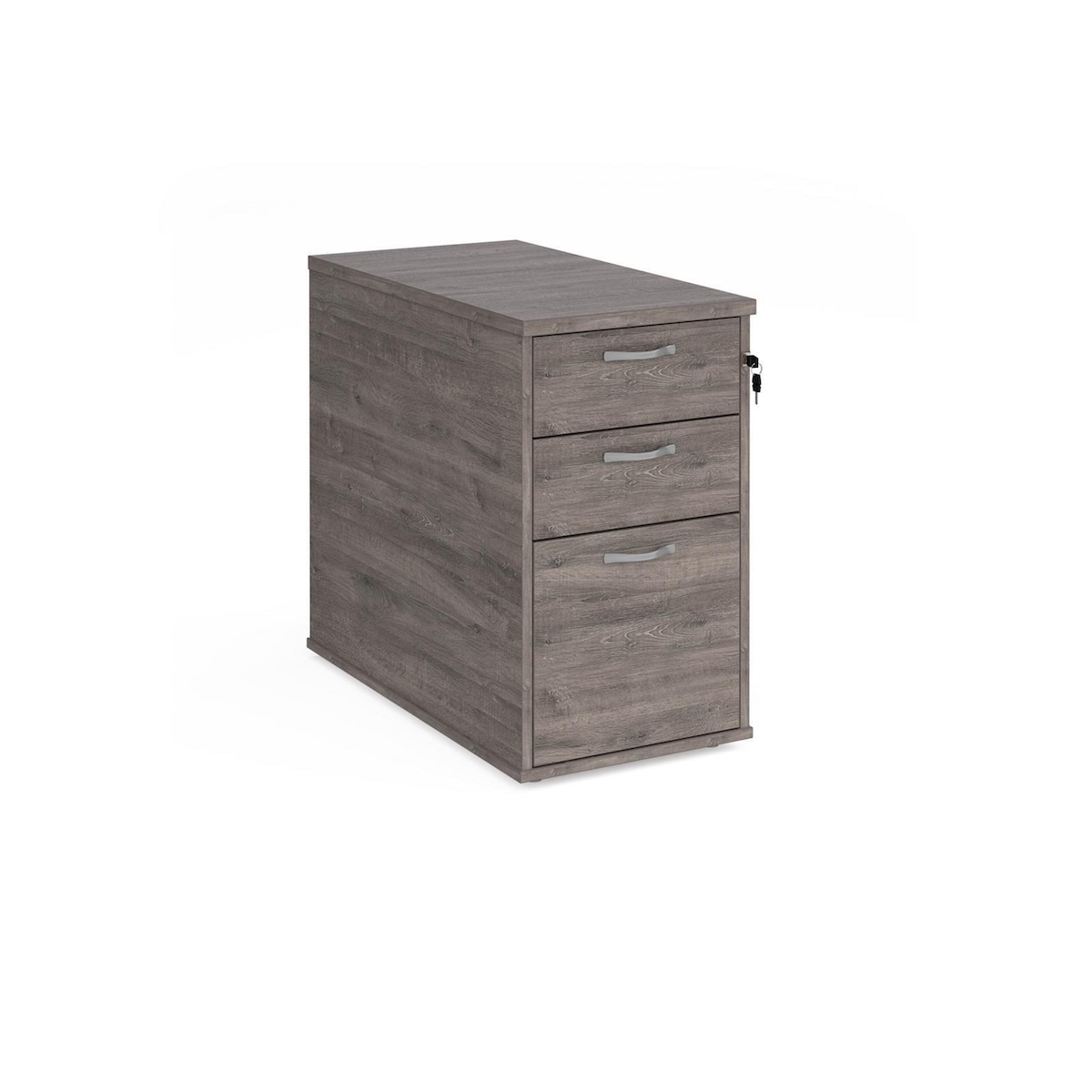 Desk High 3 Drawer Pedestal 800mm Grey Oak Del and Installation  Excl NI 1