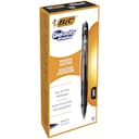BIC Gel-ocity Original Retractable Gel Ink Pens Med Point 0.7 mm Black, Box 12 1