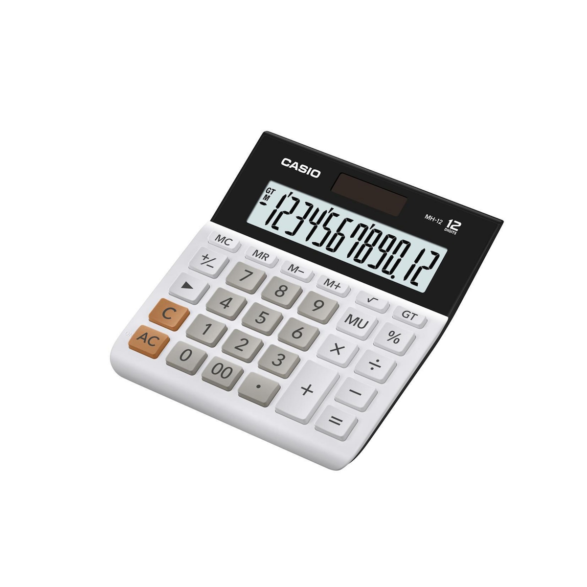 Casio MH-12-WE Basic Desk Calculator - 12 Digit 1