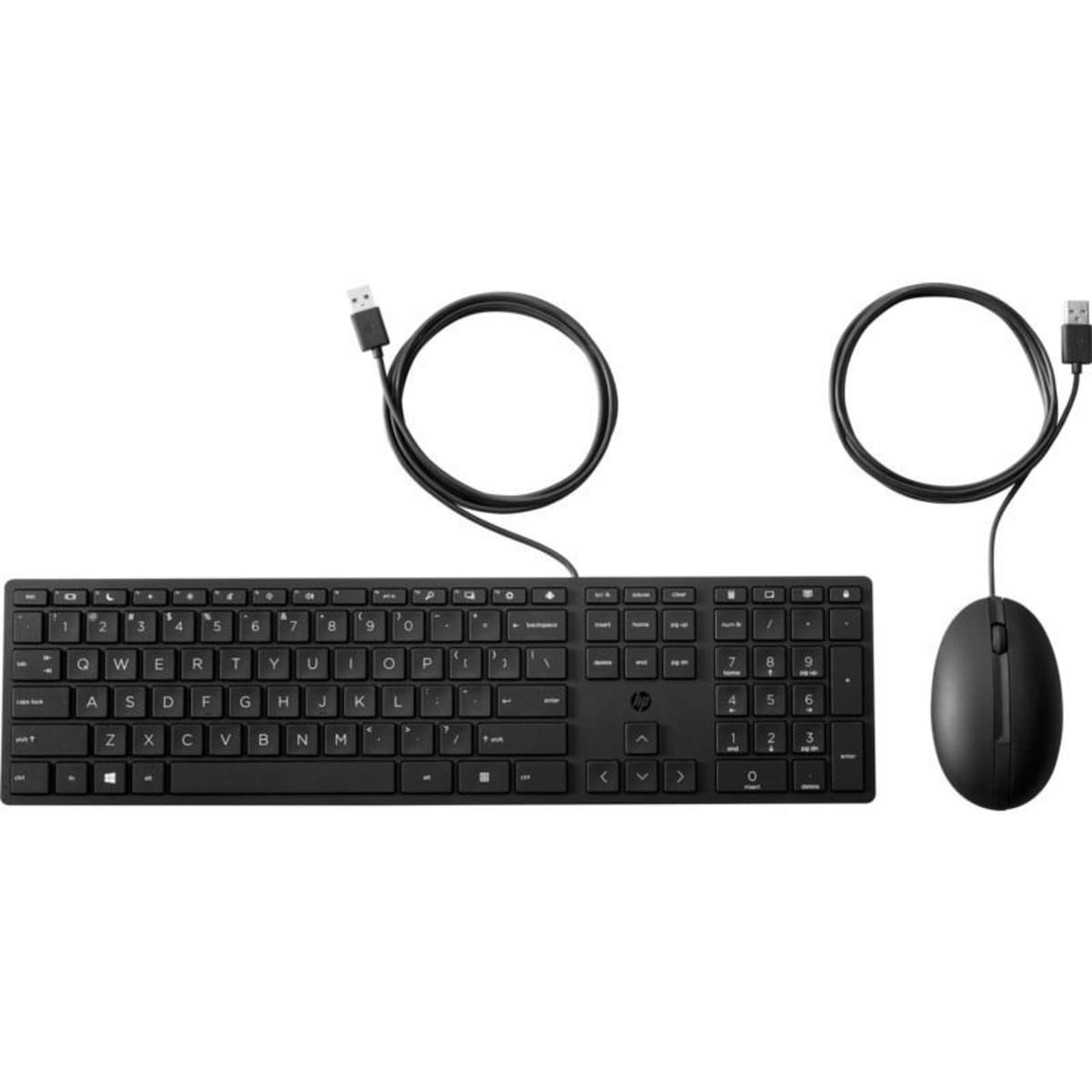 HP Wired Desktop Mouse and Keyboard 1