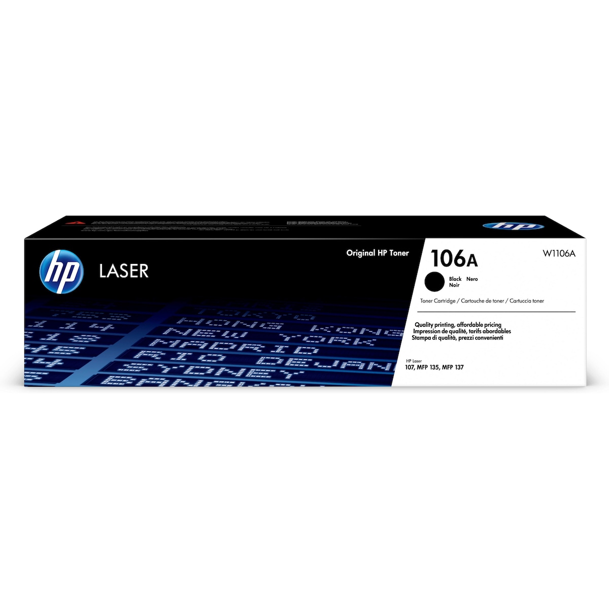 HP 106A W1106A LASER TONER CART BLACK 1