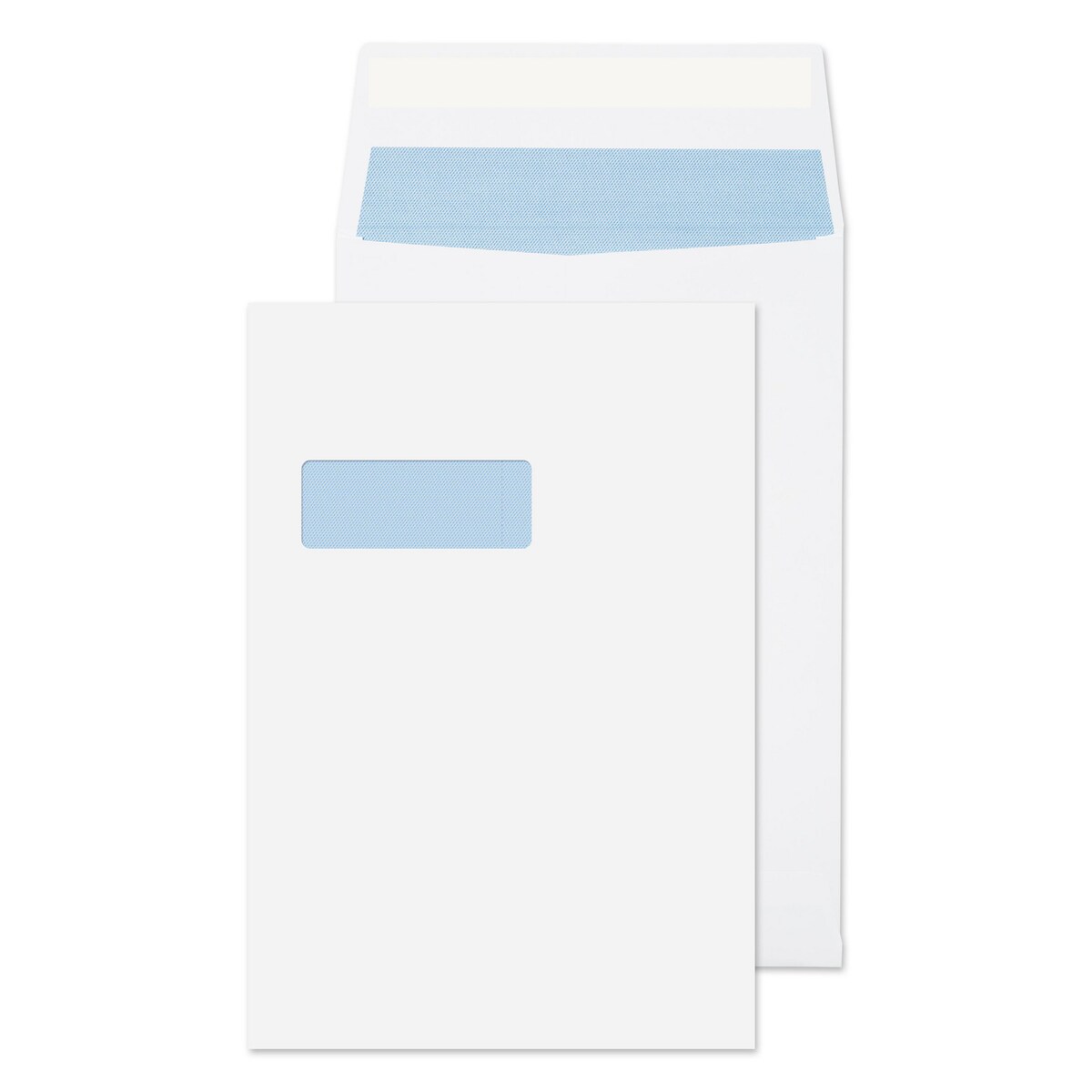 Gusset Peel And Seal Window Envelope White C4 - Pack of 125 1
