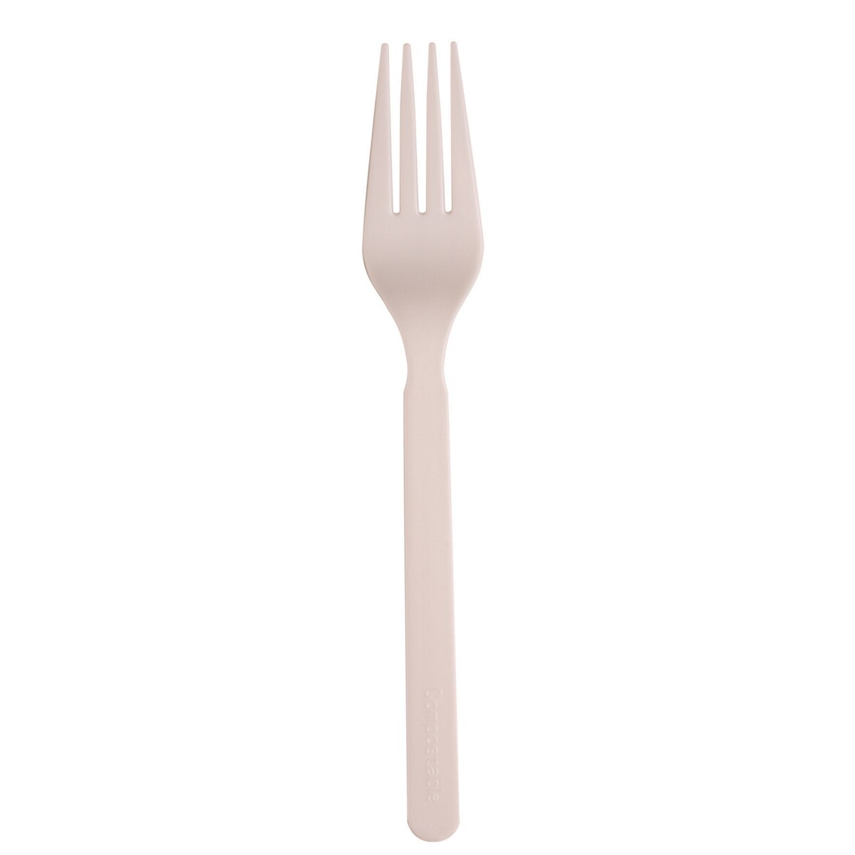 CPLA Compostable Fork- Pack of 100 1