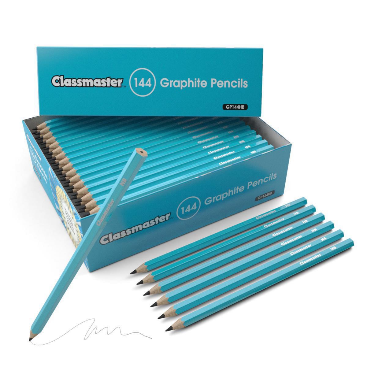Classmaster HB Graphite Pencils, Pack of 144 1