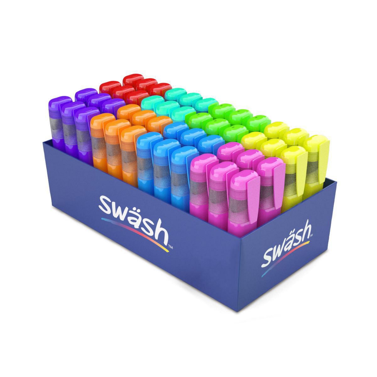Show-me  Assorted Colours Premium Highlighters, Pack of 48 1