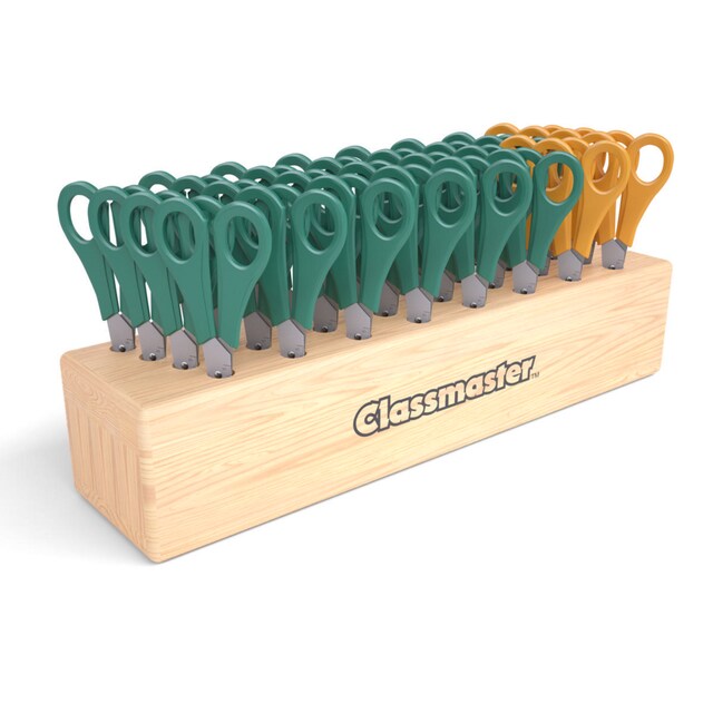 Task Master Scissors Classmaster Scissor Block with Scissors | Lyreco