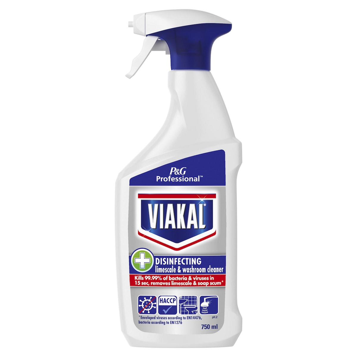 Viakal Professional B1 Disinfecting Limescale And Washroom Cleaner 750ML 1