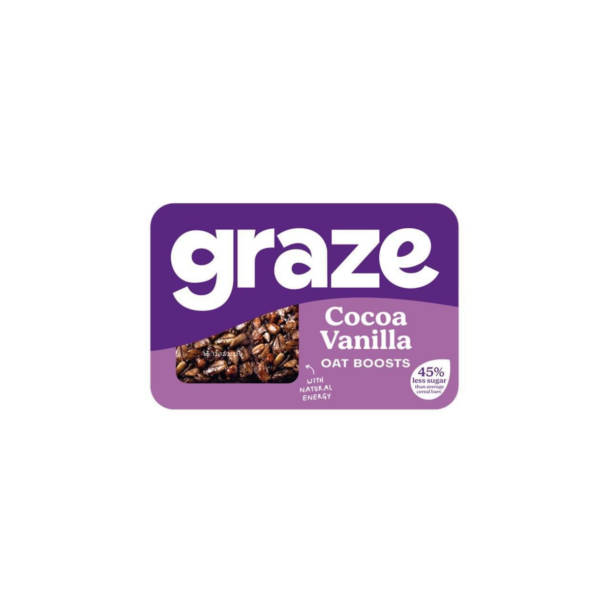 Graze Coca & Vanilla Flapjack - Pack Of 9 1