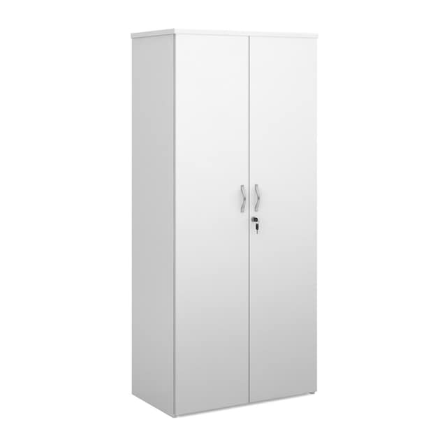 Duo double door cupboard 1790mm high with 4 shelves - WH,Delivery Only 1