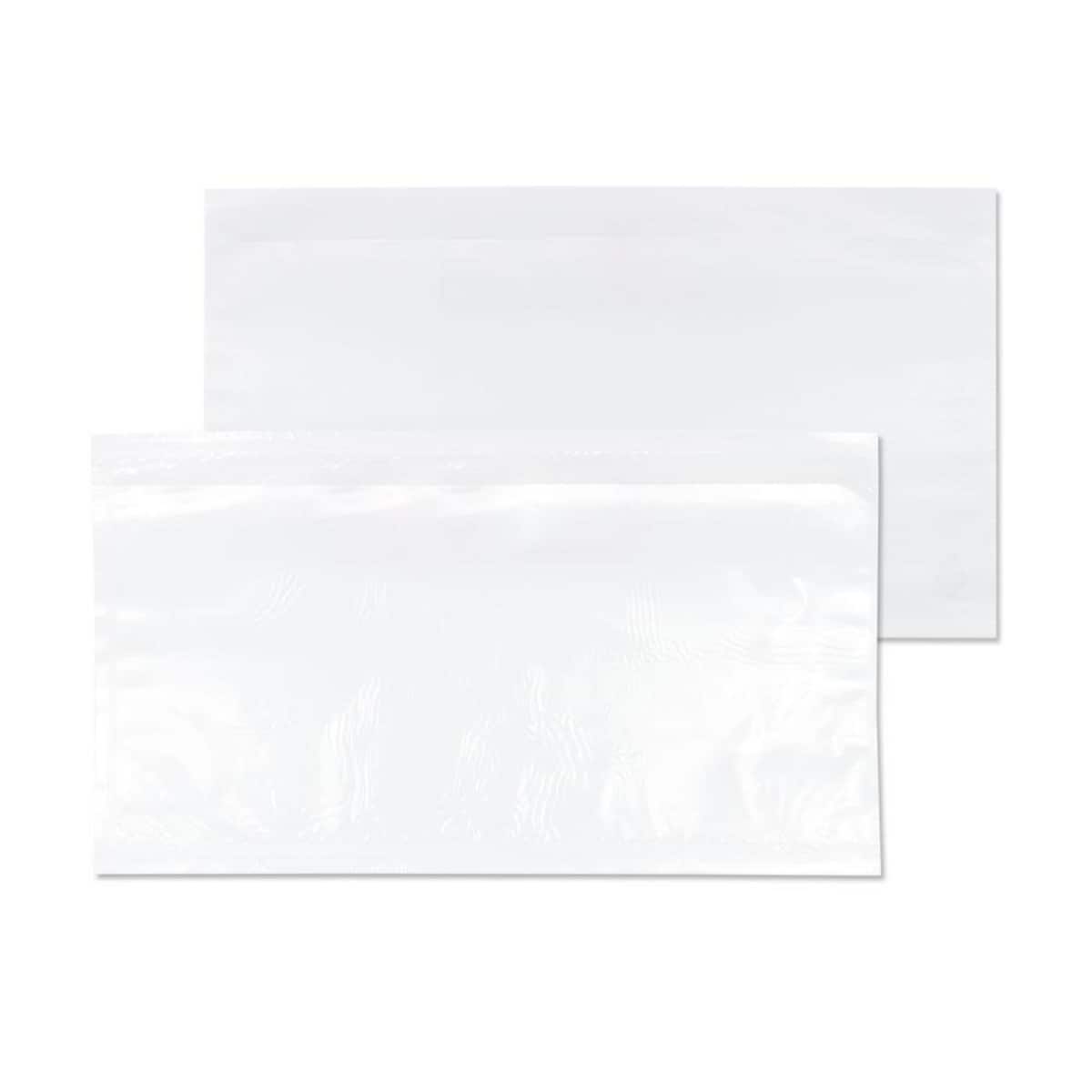Unprinted Document Enclosed Wallet 235x132mm DL 30Mu Pack 1000 1
