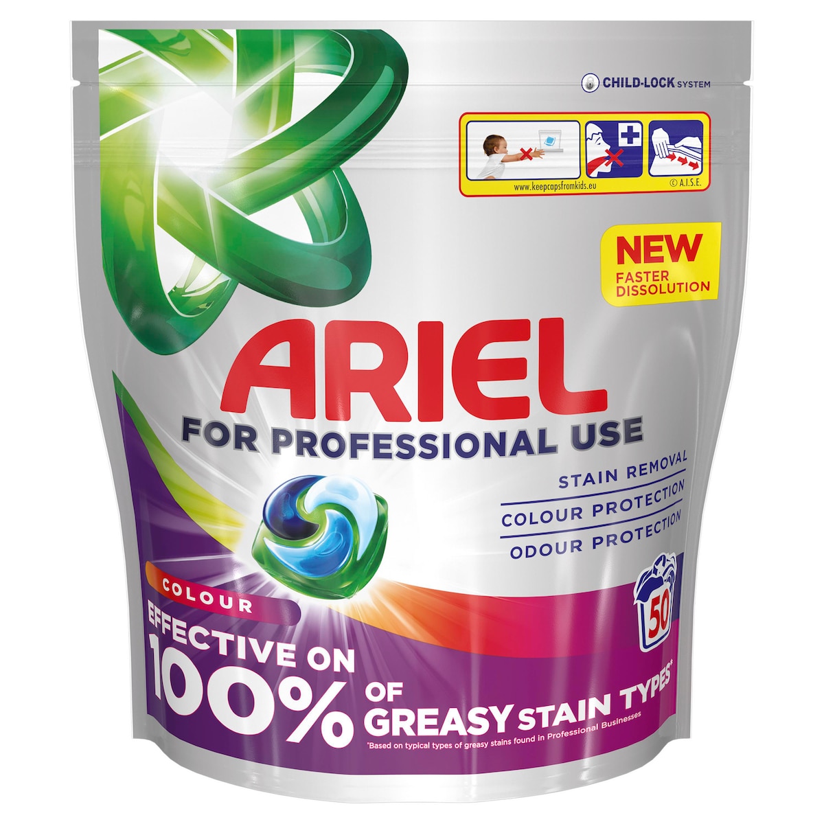 Ariel Professional All-in-1 Pods Colour, 2x50 Washes 1