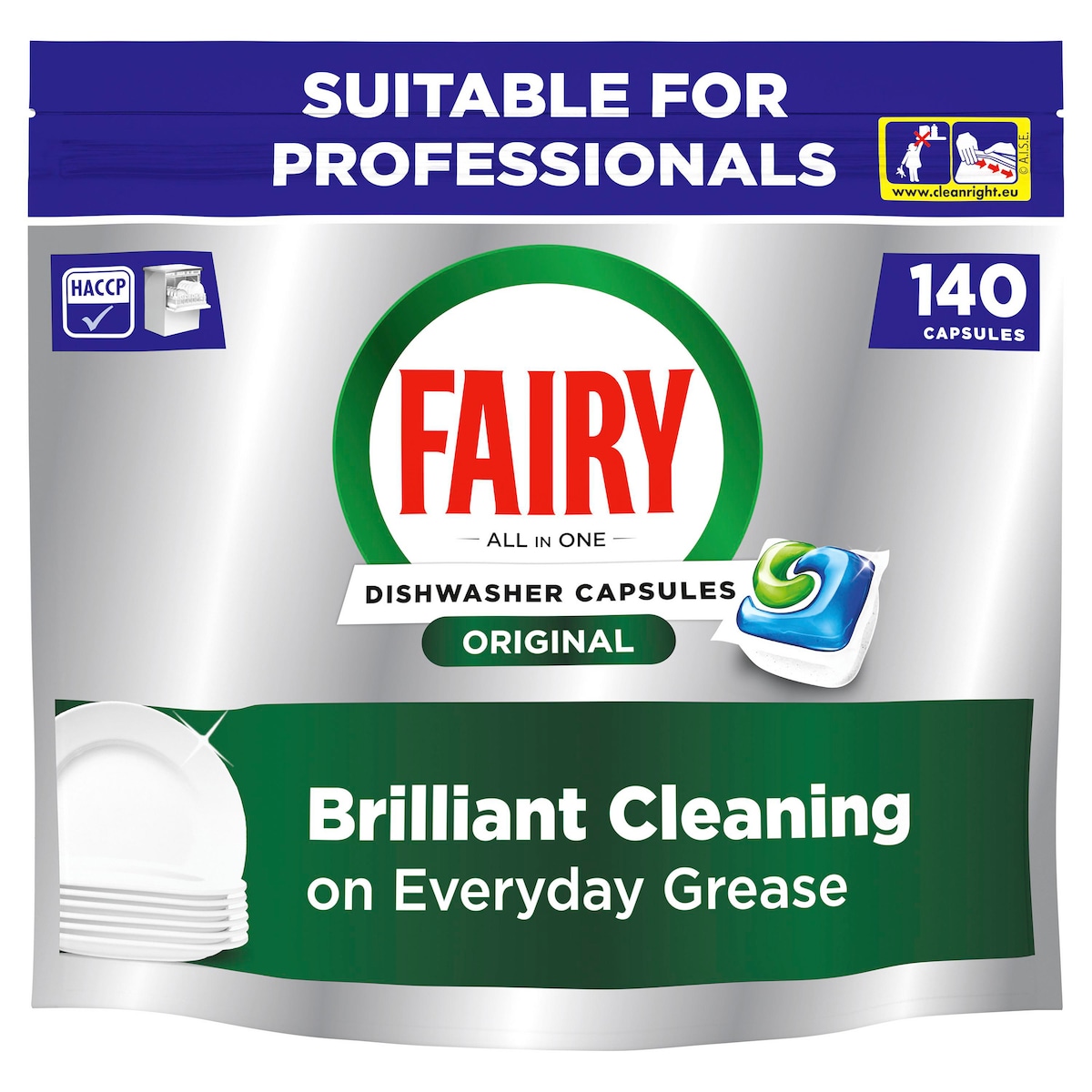 Fairy Professional Original Dishwasher Tablets 140 Washes 1