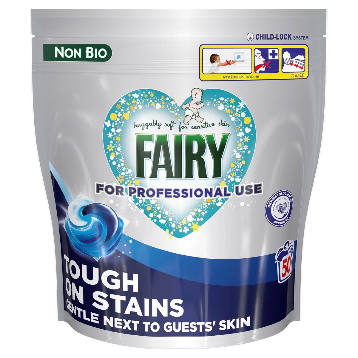 Fairy Professional Non-Bio All-in-1 Detergent Pods, 2x50 Washes 1