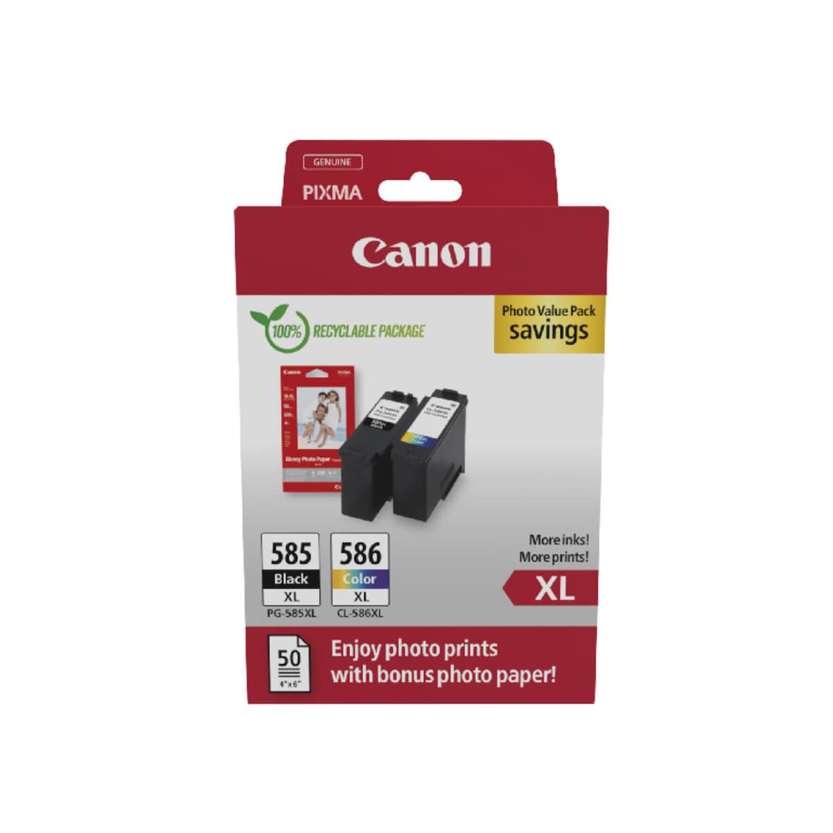 Value Ink Canon PG-585XL/CL-586XL PHOTO VALUE Inkjet... | Lyreco