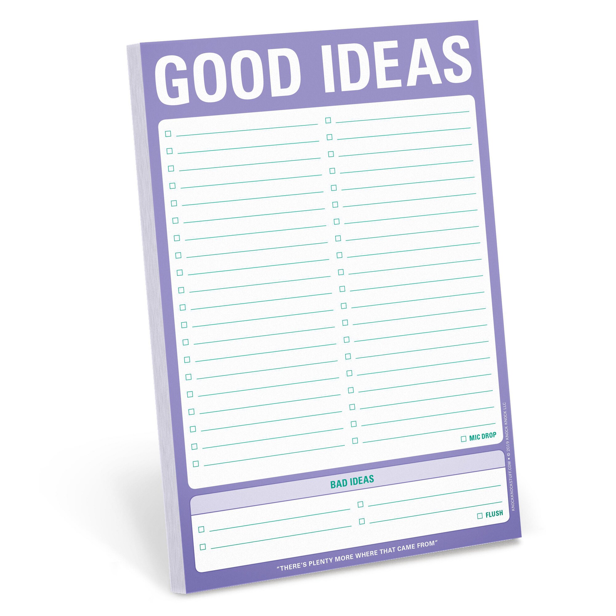 Knock Knock "Good Ideas" Desk Pad 6x9inches | Lyreco