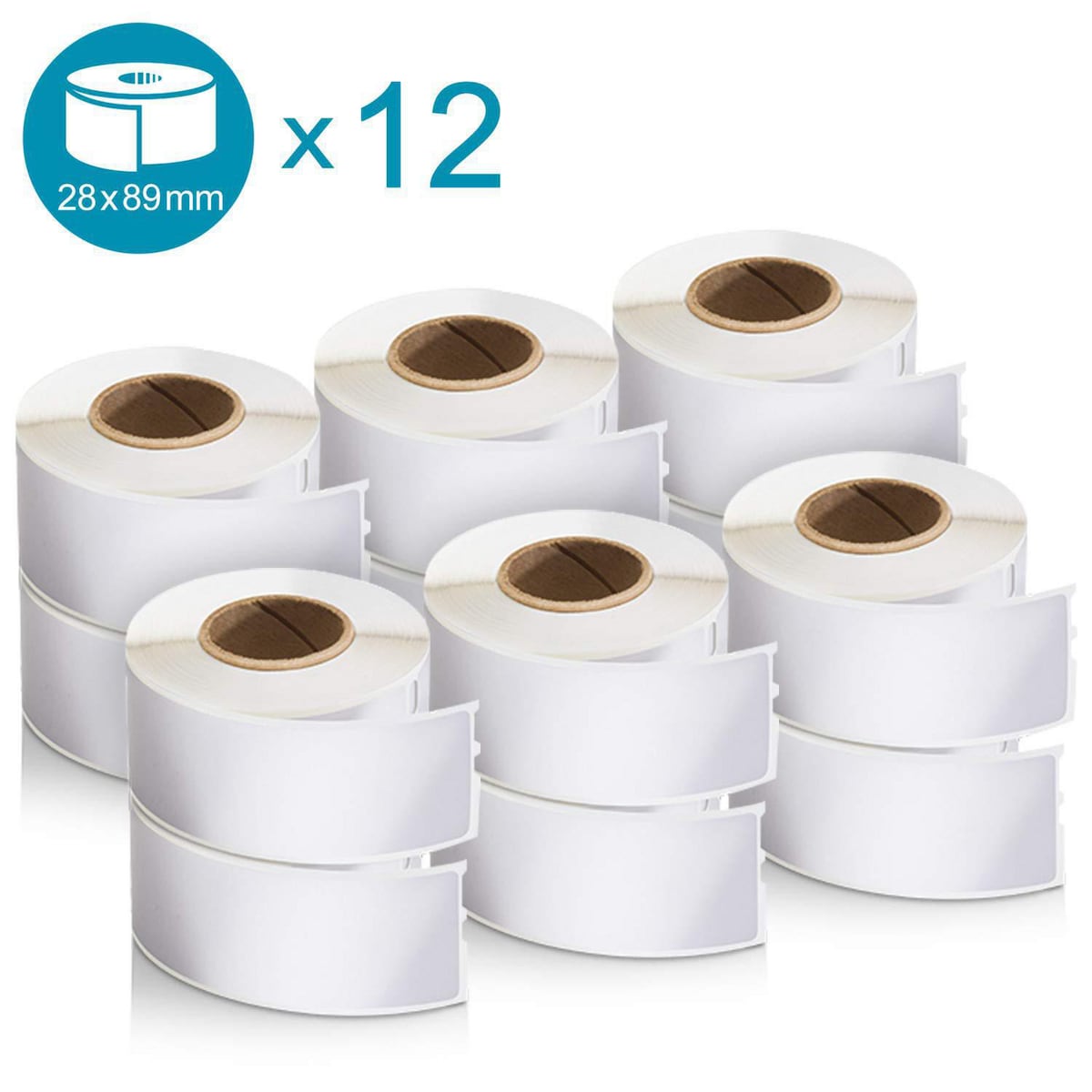 DYMO Label Writer Address Label Roll 28x89mm - Pack Of 12 1